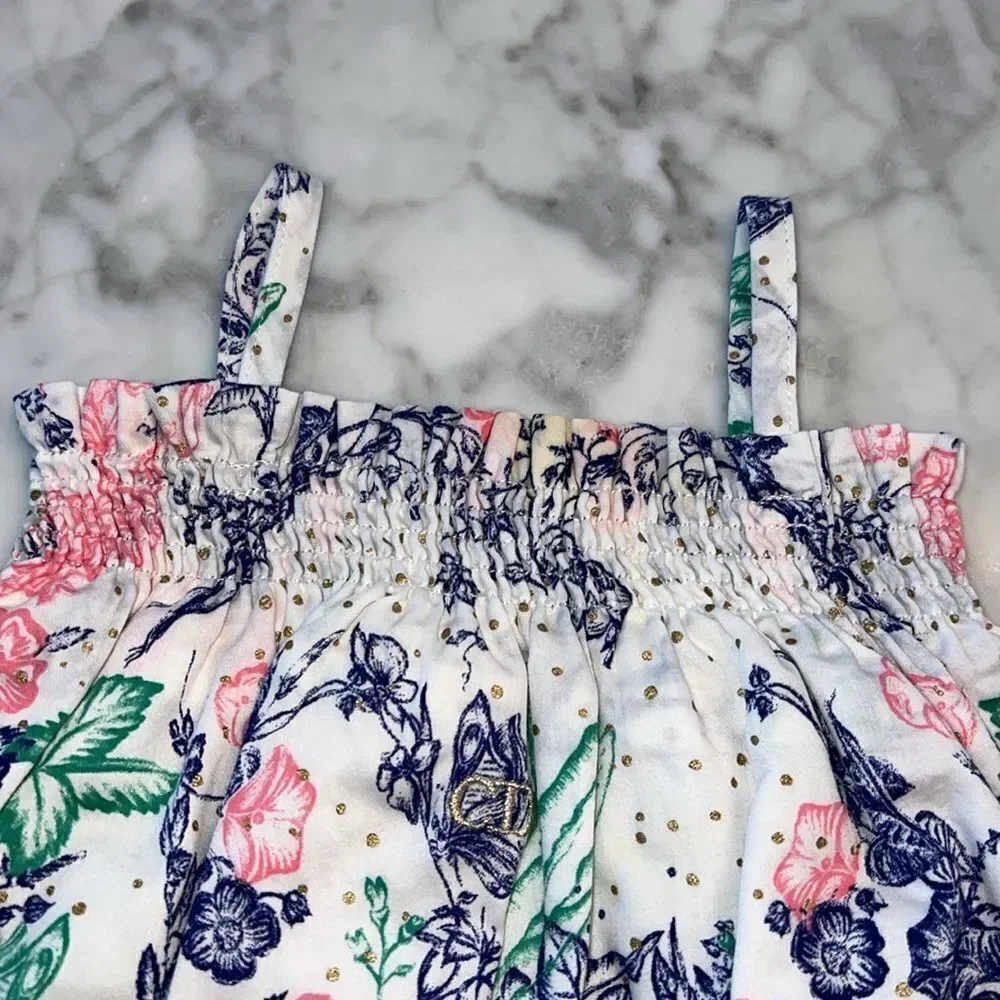 BABY DIOR NWOT GOLD BEAUTIFUL ROMPER 3M